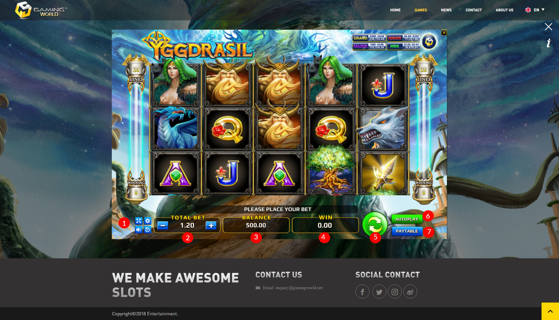 Yggdrasil Slot Games