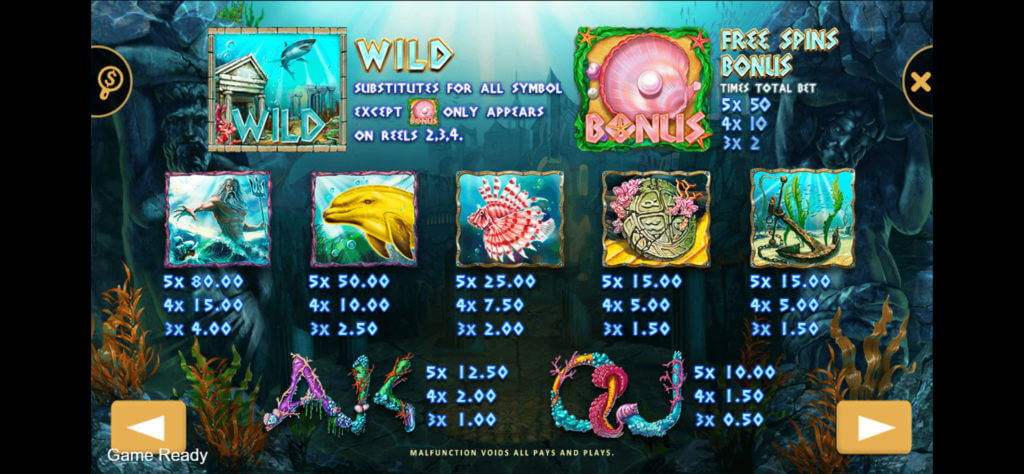 Feature Atlantis Slot